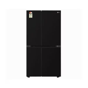 LG 650L Side-by-Side Refrigerator, Convertible, Multi-Air Flow Western Black, 3 Star GL-B257JWB3