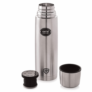 Cello Easy Style Stainless Steel Flask, 350ml, Silver