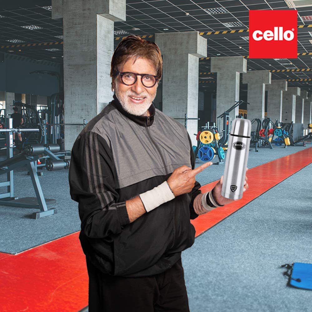 Cello Lifestyle Vacuum Insulated Flask with Thermal Jacket 750 ml 1