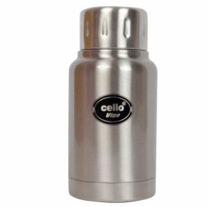 Cello Vigo Stainless Steel Flask 180ml silver