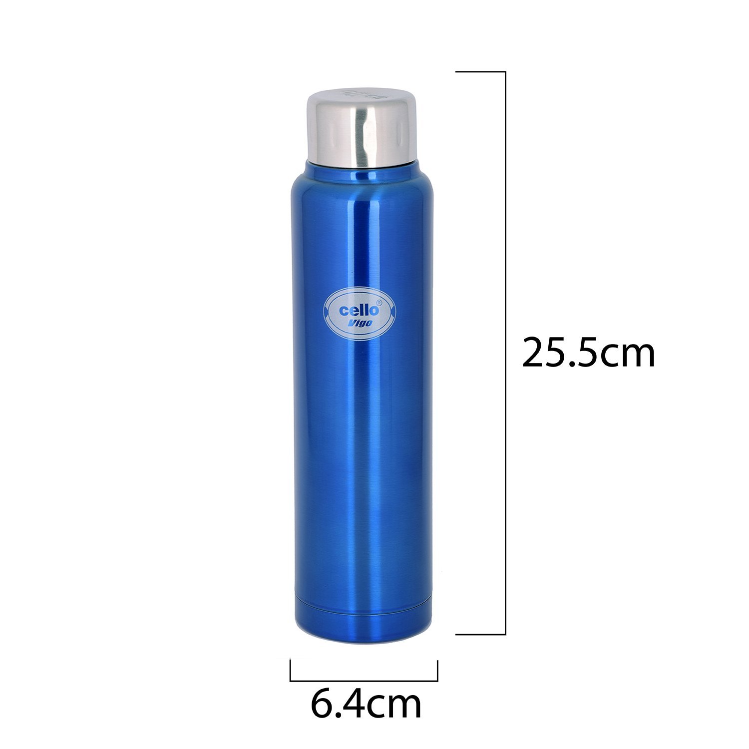 Cello Vigo Stainless Steel Flask, Double walled, 500 ml, 3