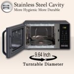 LG 21 L Convection Microwave Oven (MC2146BV, Black, Auto Cook Menu, Defrost, Stainless Steel Cavity, Heathplus menu, Indian Cuisine, Tandoor Se, Paneer/Curd, Steam Clean & Quartz Heater)