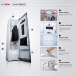 LG Smart Wi-Fi TrueSteam Clothing Care Styler – Refresh, Sanitize & Wrinkle Free Clothes (S3RFALBPEIL)