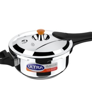ULTRA DURACOOK 4 L Outer Lid Induction Bottom Pressure Cooker (Stainless Steel)