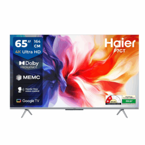 Haier 164 cm (65) P7GT Series 4K Ultra HD Smart LED Google TV 65P7GT-P (Grey)