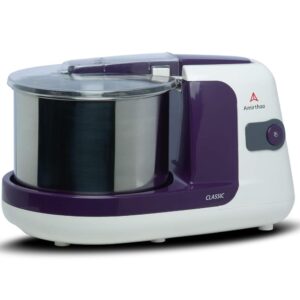 Amirthaa Classic 2 Litre Multifunction Table Top Wet Grinder (150 Watts , Purple & Red)