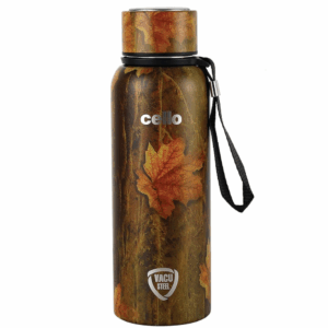 CELLO Duro Tuff Steel Series- Duro Deezee Kent Double Walled Stainless Steel Water Bottle with Durable DTP Coating, 550ml, Copper