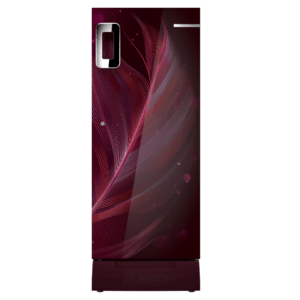 Bosch Single Door Refrigerator 226L Inverter Direct Cool (CST22W33PI,Feather Wine)