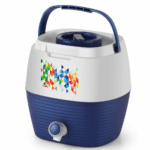 Cello Breeza Pastic Insulated Water Jug | Wide Mouth for Cleaning | Leak Proof Jug | Easy to Carry | Ideal for Travel, Picnic, Homes, Offices, Shops, and Clinics | 14 litres, Blue