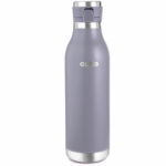 Cello Duro Jet Thermosteel Water Bottle 600 ml, Green | ISI Certified Double Wall Vacuum Insulated | Easy to Sip & Pour Wide Mouth, Push Button Leak Proof Lid | Insulated Hot & Cold Thermos Bottle