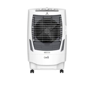 Havells Celia 55L Air Cooler for home | Ice Chamber | Collapsible Louvers | 4 Leaf Metal Blade | Powerful Air Delivery | Everlast Pump | 3 Side High Density Honeycomb Pads | Heavy Duty