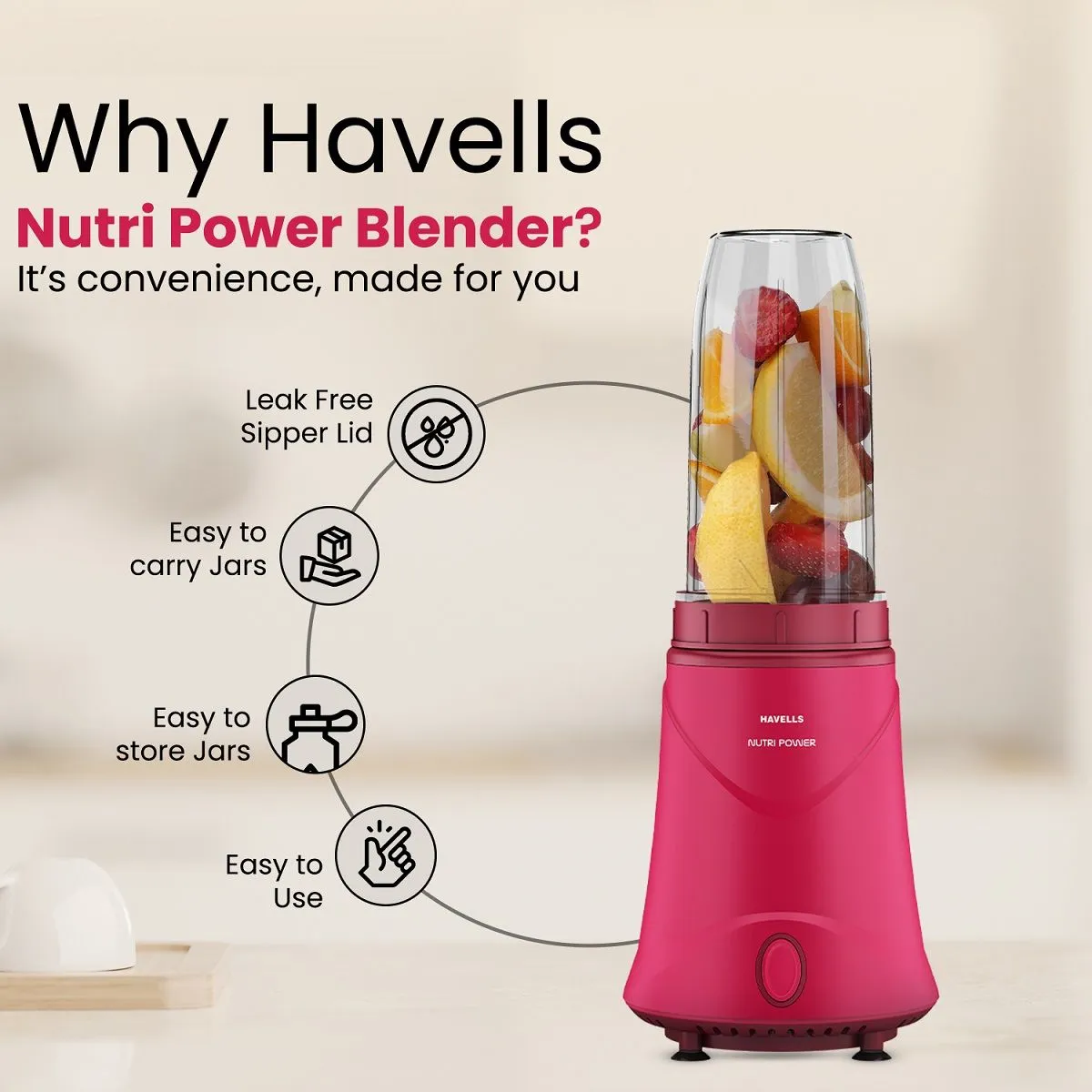 HAVELLS BLENDER NUTRI POWER 350W4