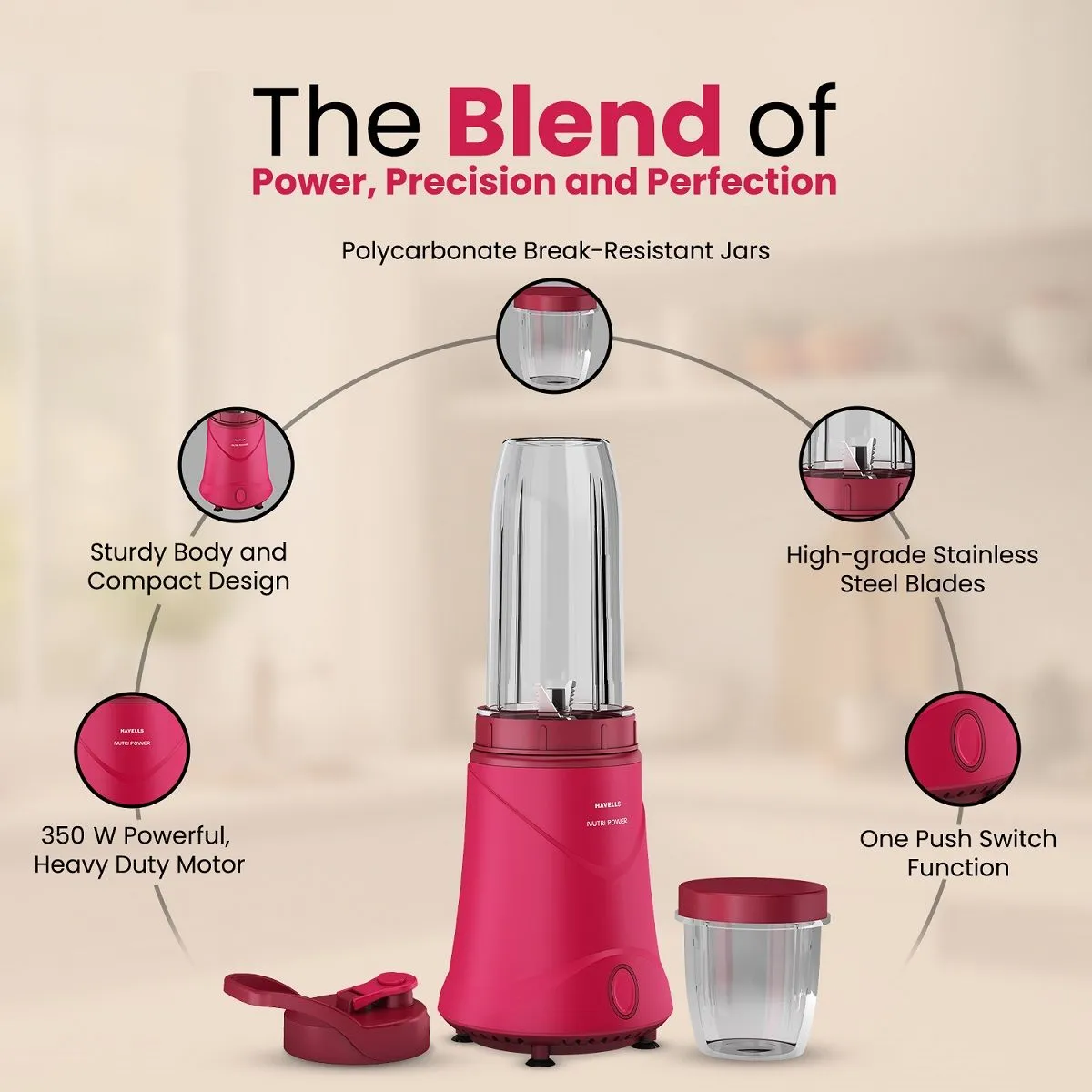 HAVELLS BLENDER NUTRI POWER 350W5