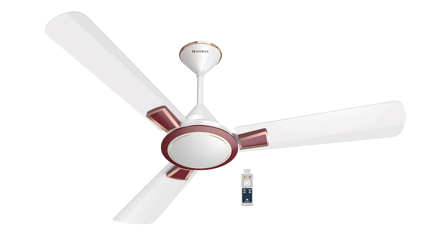 HAVELLS FAN ASTURA WHITE MARRON BLDC 1200MM2
