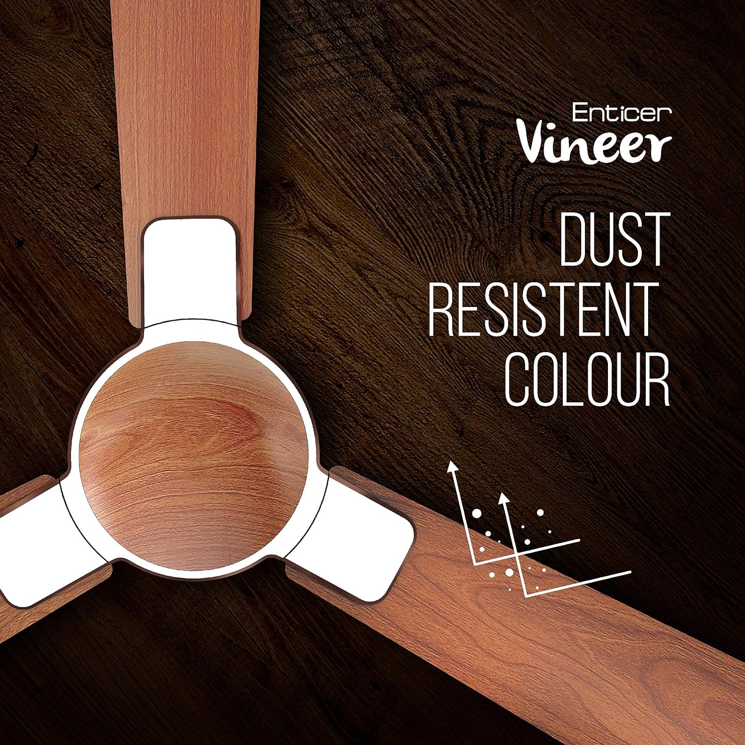 HAVELLS FAN ENTICER ART VINEER WALNUT 1200MM8