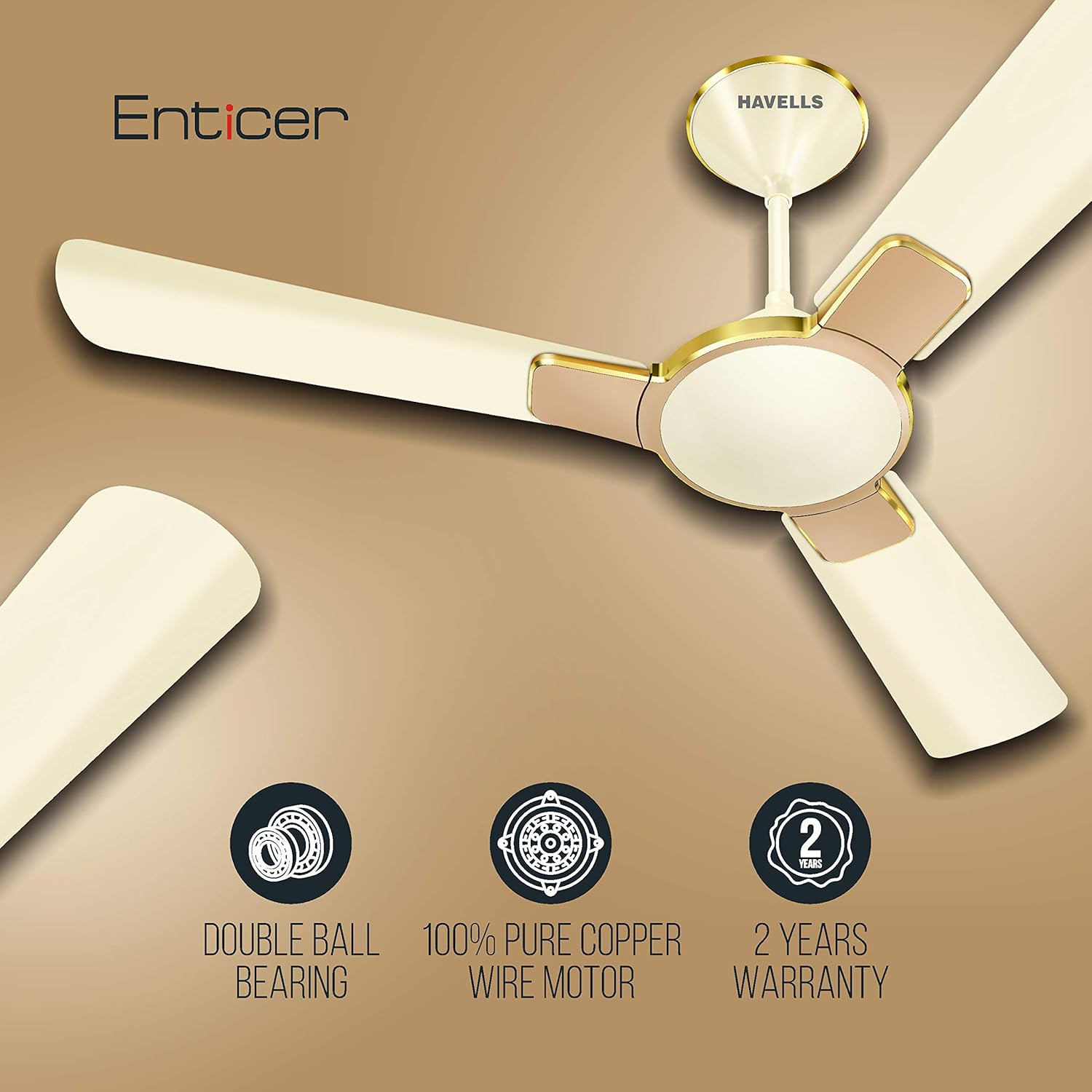 HAVELLS FAN ENTICER PEARL IVORY 1200MM4