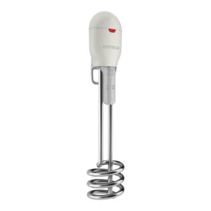 Havells Plastic Zeta 1000 Watt Immersion Heater | ISI Mark Heavy Duty 3 Pin Moulded Plug, Touch Protection Cover |Waterproof, Heating Indicator, Nickel Plating, Warranty: 2 Year Comprehensive
