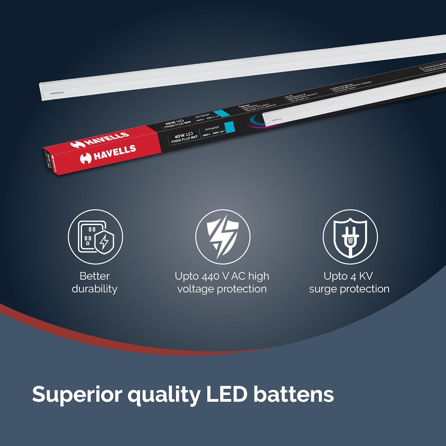 HAVELLS LIGHT PRIDE PLUS NXT BATTEN 40W3