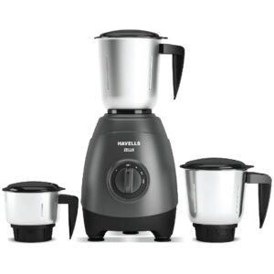 Havells Zello 750W Mixer Grinder: Efficient Grinding with Flow Breaker Jars & Overload Protection