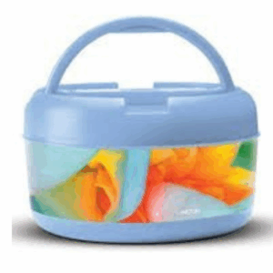 MILTON Plastic Brunch Tiffin with Handle (EC-THF-FTT-0020, Light Yellow)