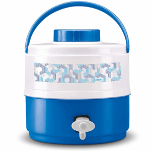 MILTON Plastic Kool Musafir 5000 Insulated Water Jug (Blue, 4.8 L)