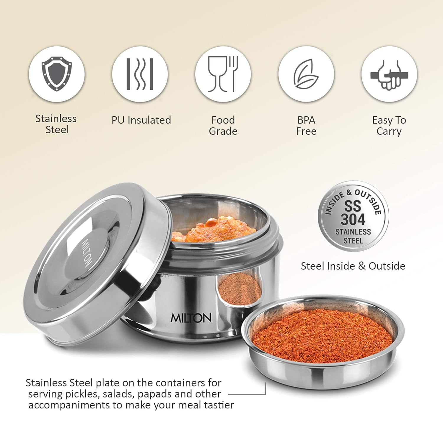 MILTON Steel Snack Medium 2