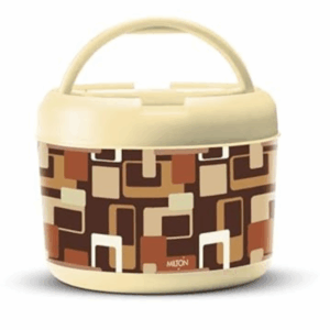 Milton Brunch Maxx Plastic Lunch Box, 900ml, Cream