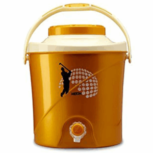Milton Kool Stallion 5 Insulated Plastic Water Jug, 1 Piece, 4.7 litres, Golden Yellow | Food Grade | Easy To Carry | BPA Free | Ideal for Travel | Picnic | Homes | Office | Shops | Clinics