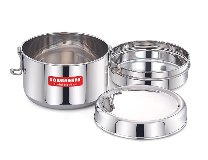 SOWBAGHYA Stainless Steel Lunch Box with Separator 2
