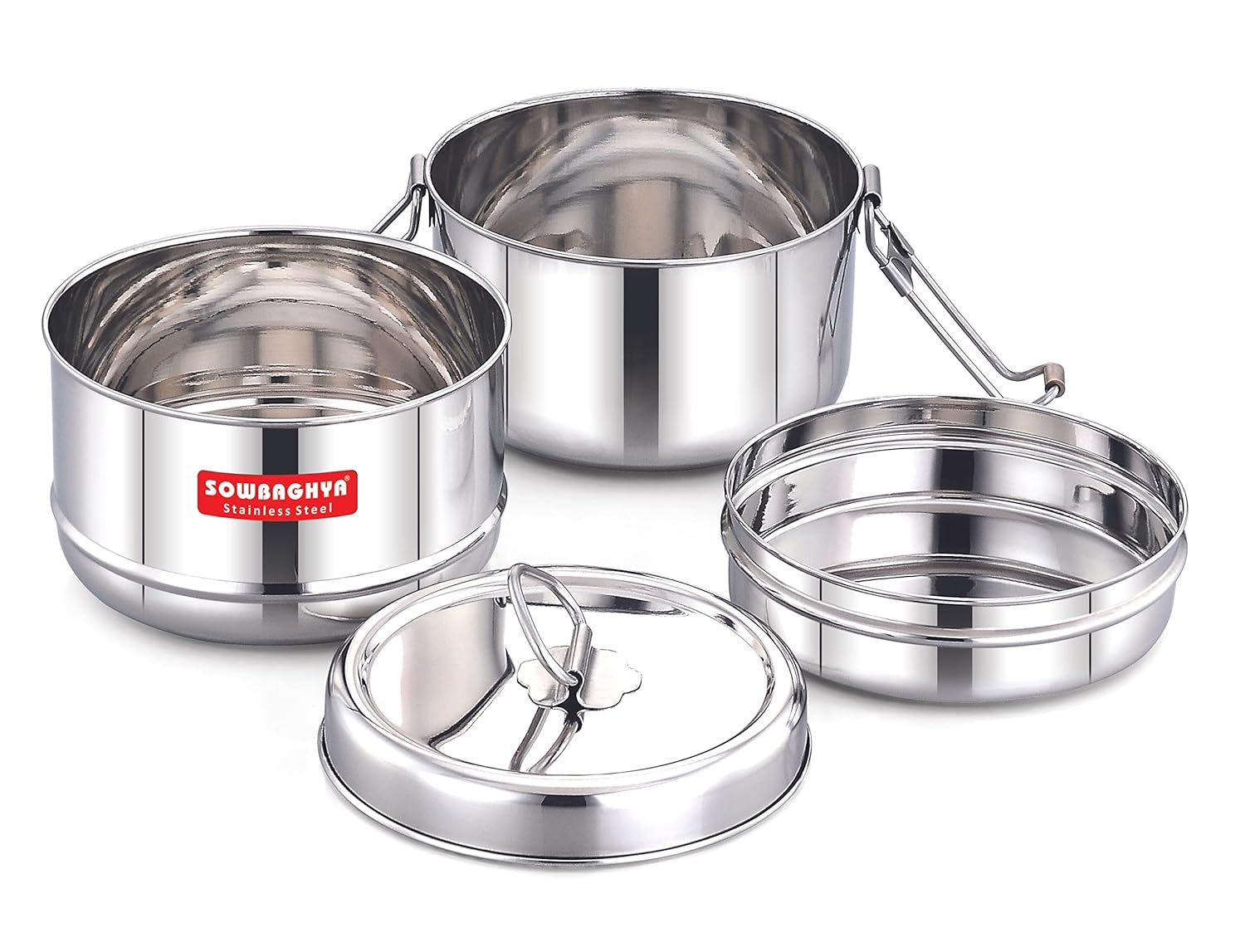 Sowbaghya Stainless Steel Lunch Box with Separator 03