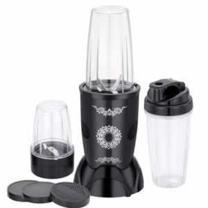 Sowbaghya Twister Bullet Mixer Grinder 450W – Compact Nutri Blender with 3 Jars & 2 Blades – Powerful Smoothie Maker for Juices, Shakes, Spices & Meal Prep – Easy Clean, Kitchen Essential