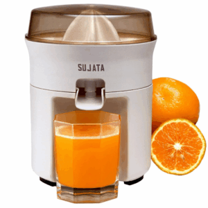 Sujata Citromatic Juicer|40 Watts|110 RPM|Direct Flow for Unlimited Capacity|Citrus Juicer| (White)