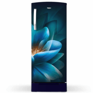 Whirlpool 192 Litres Direct Cool Single Door 3 Star Refrigerator with Base Drawer Sapphire Forest.215 IMPRO PRM 3S SAPPHIRE FOREST-Z (72467)