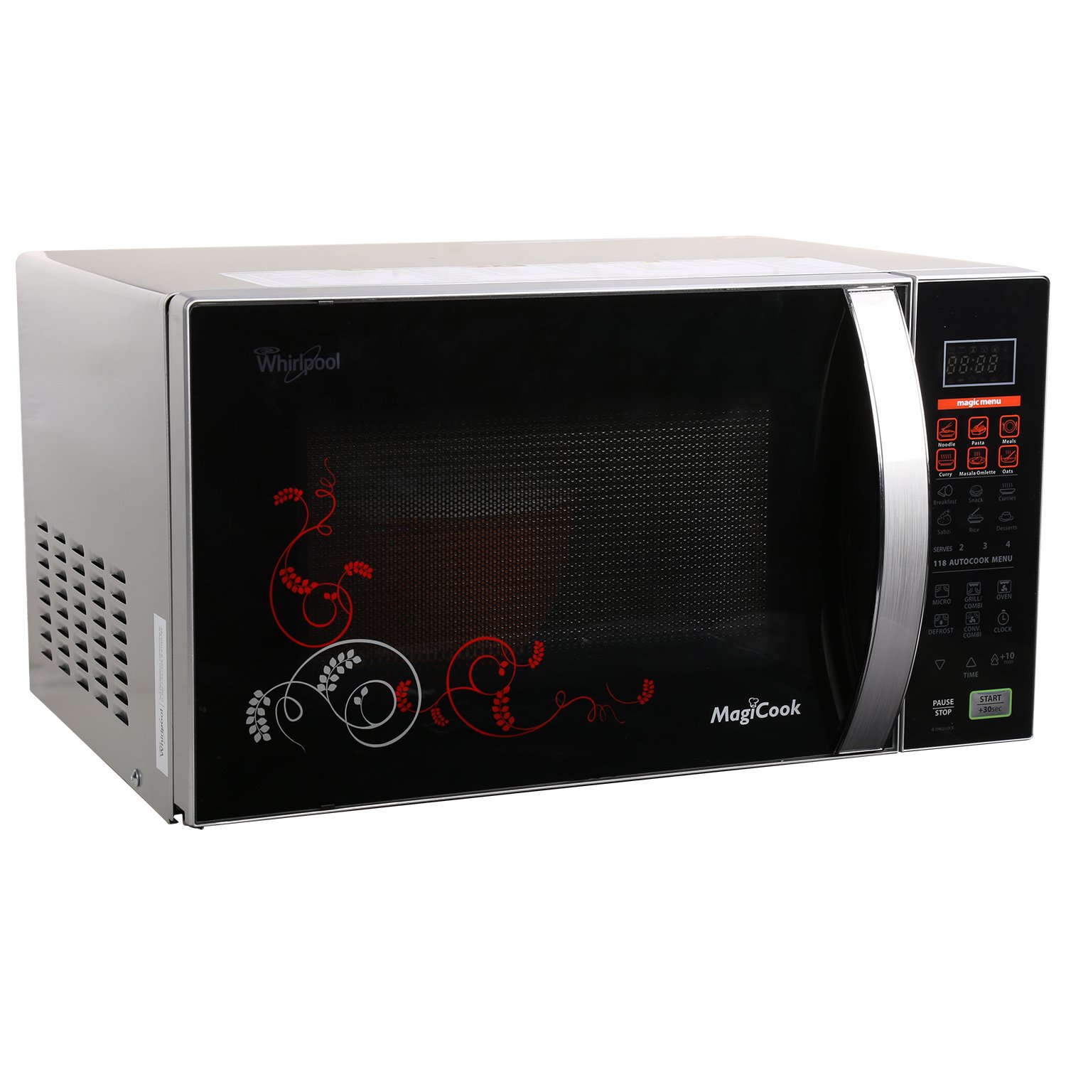Whirlpool 20 L Convection Microwave Oven (Magicook Elite-20L, Sparkling Silver, With Starter Kit) 2