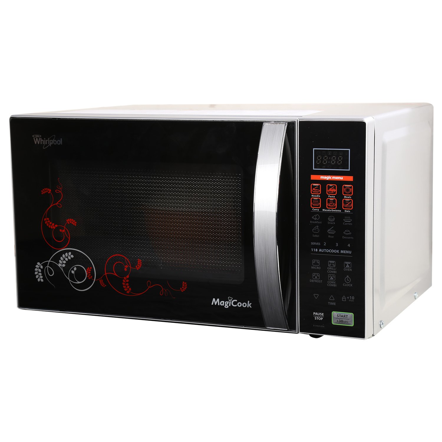 Whirlpool 20 L Convection Microwave Oven (Magicook Elite-20L, Sparkling Silver, With Starter Kit) 3