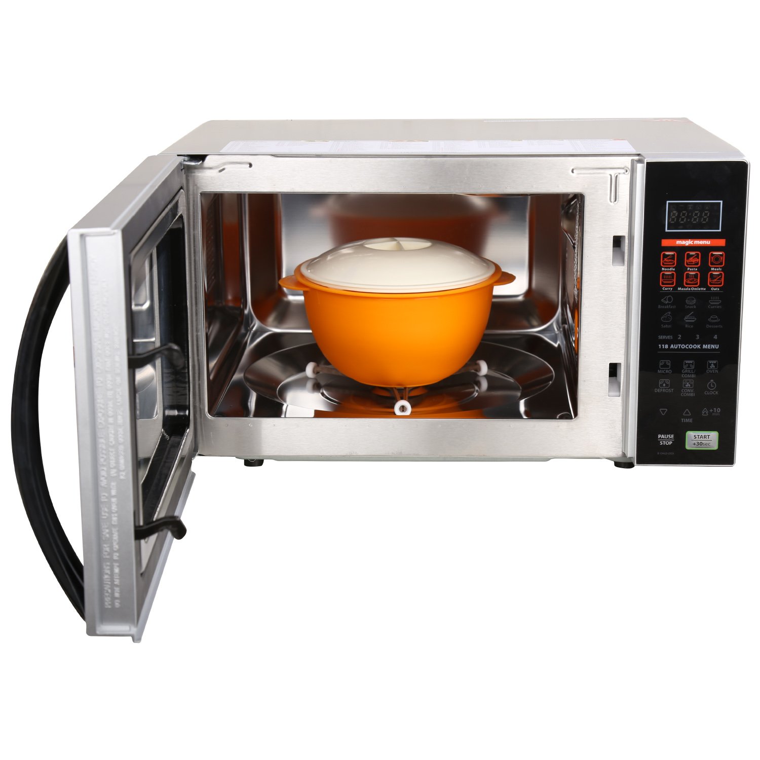 Whirlpool 20 L Convection Microwave Oven (Magicook Elite-20L, Sparkling Silver, With Starter Kit) 5