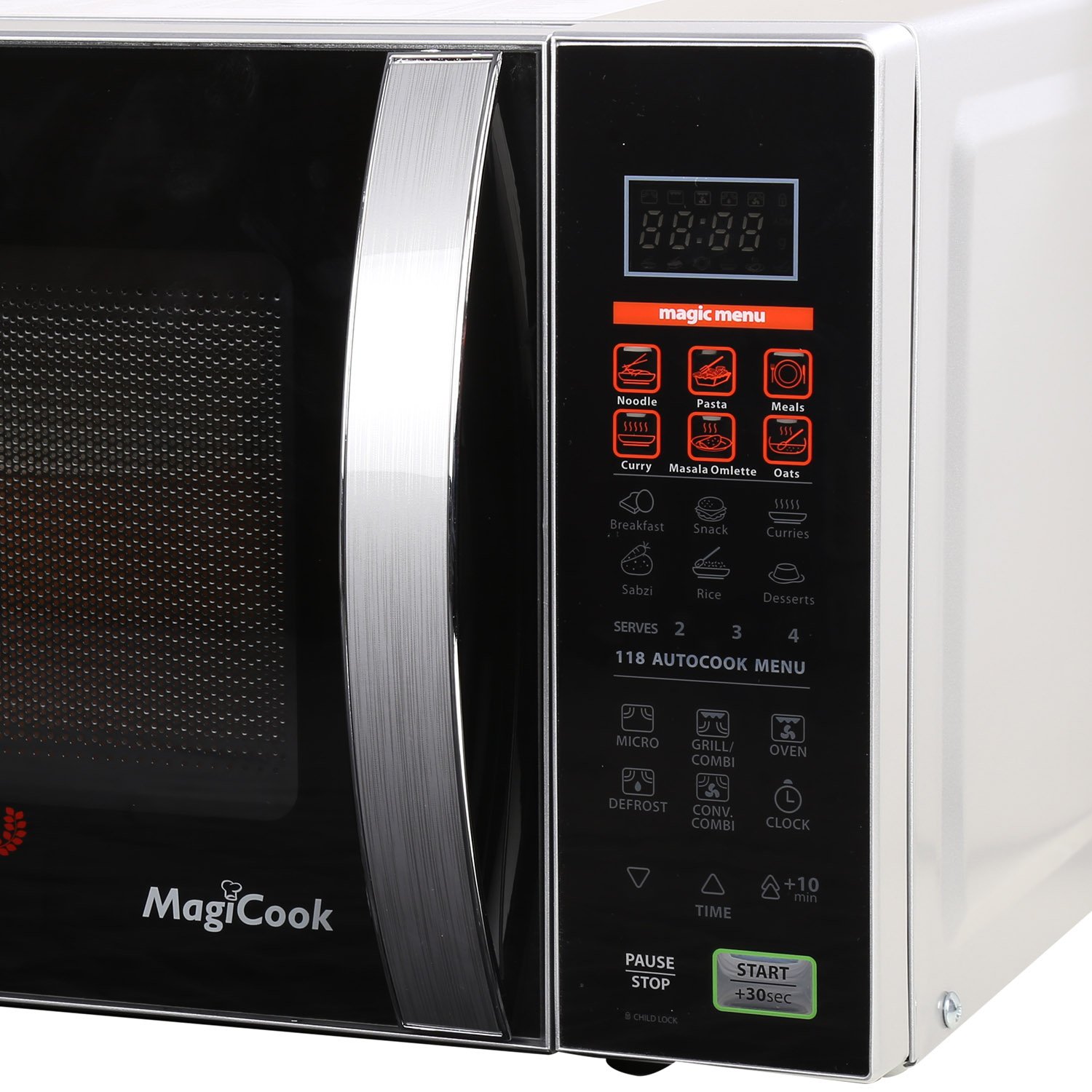 Whirlpool 20 L Convection Microwave Oven (Magicook Elite-20L, Sparkling Silver, With Starter Kit) 6