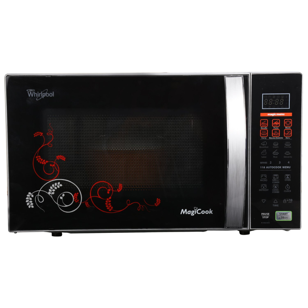 Whirlpool 20 L Convection Microwave Oven (Magicook Elite-20L, Sparkling Silver, With Starter Kit)