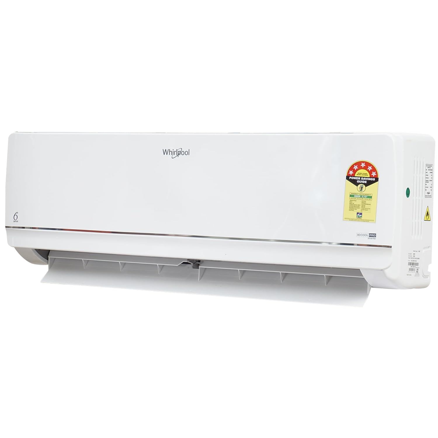 Whirlpool 3DCool Pro 1.5 Tons 5 Star Inverter Split Air Conditioner(S5M2PB0-O) (5 In 1 converting)- 3