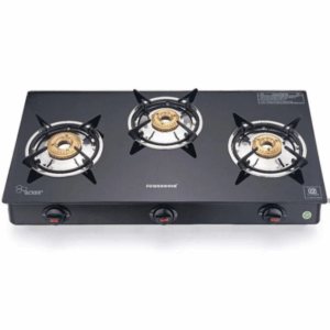 Sowbaghya Elite Glass Top Gas Stove 3 Burner GTSM07