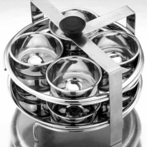 Sowbaghya Stainless Steel Kuli Idly Stand (0.5kg, Silver)