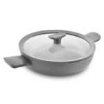 Berghoff 26 cm Non-Stick Cooking Kadhai & Toughened Glass Lid