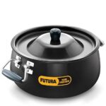 Hawkins Aluminium Futura Bigboy Biryani Handi, Polished Hard Anodised Pot with Hard Anodised Lid