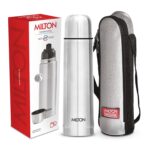 Milton Flip Lid 1000 Thermosteel Water Bottle 1 LTR, 24 Hr Hot and Cold