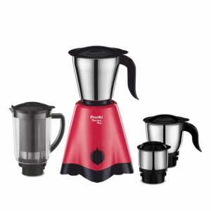 Preethi Crown Plus Mixer Grinder |600 Watt Mixie,4 Jars|Super Extractor Juicer Jar | 5yr Motor Warranty & Lifelong Free Service
