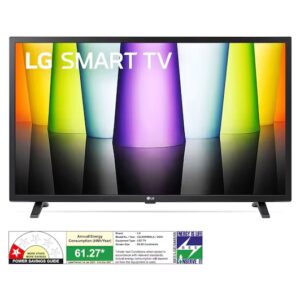 LG 80cm (32) Smart HD TV (LR595), α5 AI Processor Gen6, 8 picture modes, HDR10, HGIG Mode, 2025 32LR595B6