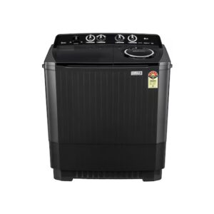 LG 8.5Kg Semi Automatic Top Load Washing Machine, Roller Jet Pulsator + Soak, Full Black,5 Star P8535SLMZ