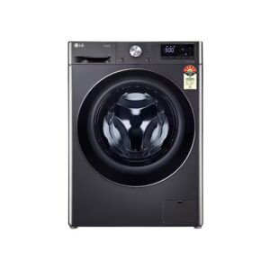 LG 11 Kg 5 Star Inverter Wi-Fi Fully-Automatic Front Load Washing Machine with In-Built Heater (FHP1411Z9B, Black VCM, AI DD Technology, 1400 RPM & Steam+)