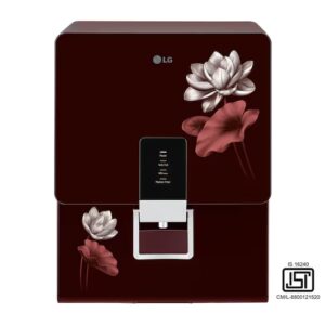 LG 8L RO+UV+Mineral Booster Water Purifier with Steel Tank, Crimson Red WW156RTTC