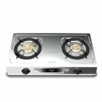 Preethi Glory Stainless Steel 2 Burner Gas Stove (GLORY2B)